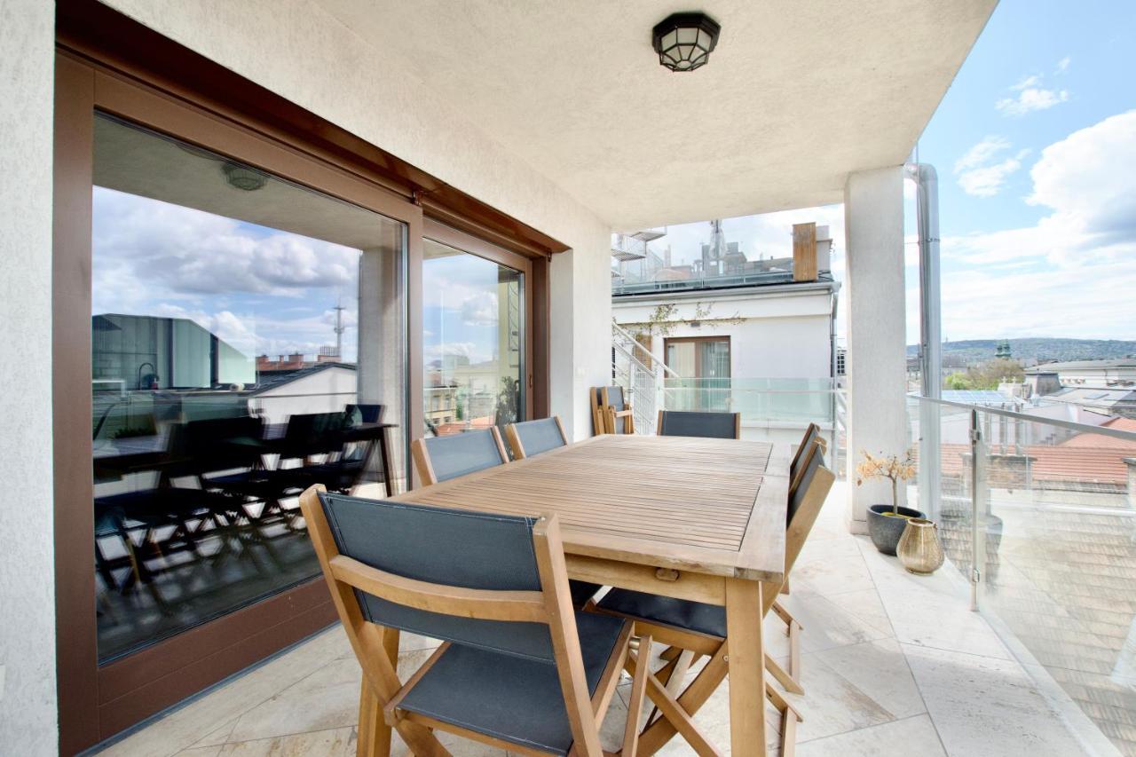 Penthouse Apartment By Hi5 -At The Top Of 布达佩斯 外观 照片